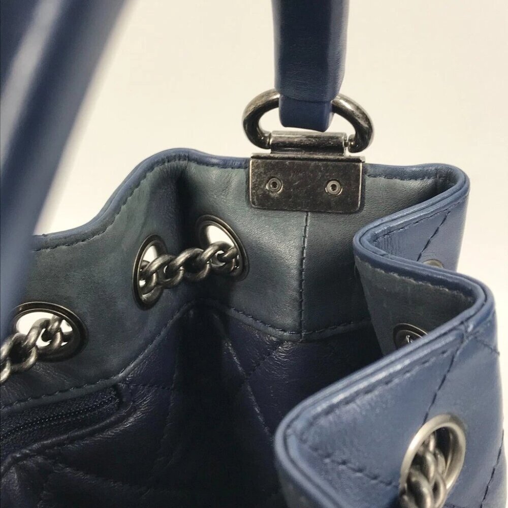 CHANEL Shoulder Matelasse CC CC Mark Chain 3WAY Drawstring Handbag Shoulder Bag - Picture 9 of 15